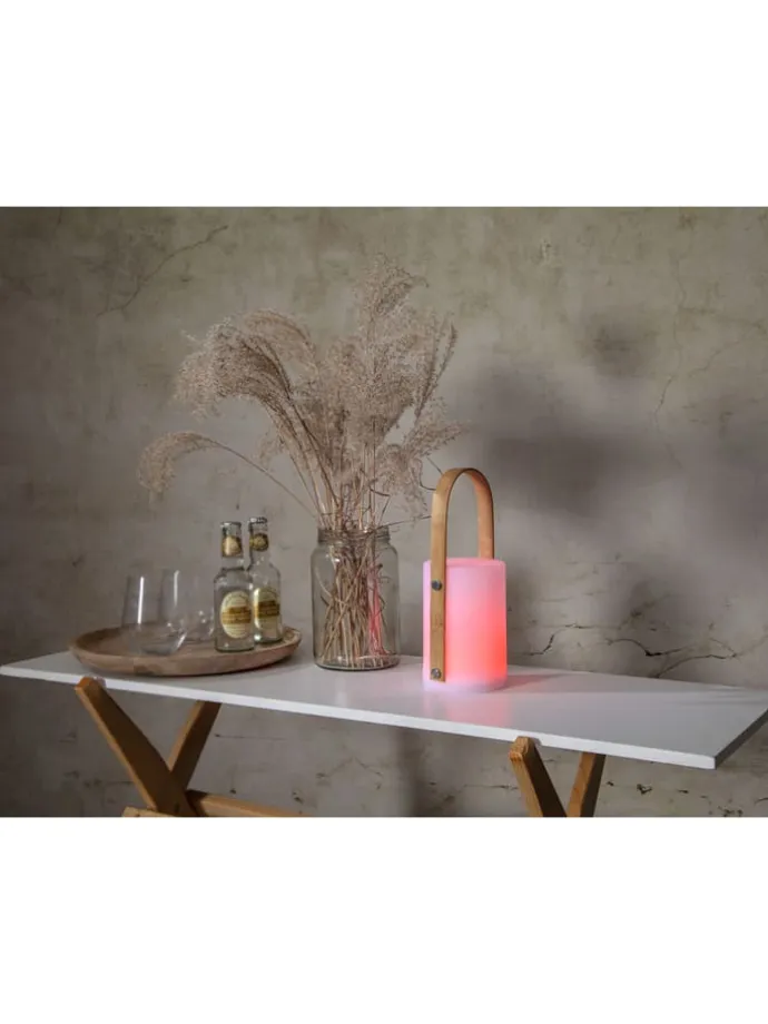 LED-Laterne "Lisa" in Weiß - (B)12 x (H)26 cm