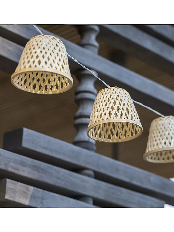 LED-Lichtergirlande "Chill" in Natur - (L)380 cm