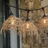 LED-Lichtergirlande "Hawaii" in Natur - (L)600 cm