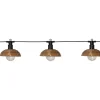 LED-Lichterkette "Cesta Light" in Hellbraun/ Schwarz - (B)13 x (H)13 cm
