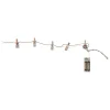 LED-Lichterkette "Clippy Advent" in Bunt - (L)240 cm