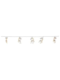 LED-Lichterkette "Izy" in Silber - (L)135 cm