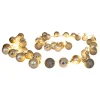 LED-Outdoor-Lichterkette in Gold - (L)250 cm