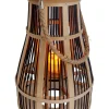 LED-Solar-Dekoleuchte in Natur - (H)34,5 cm