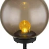LED-Solar-Gartenstecker in Schwarz - (H)38,5 cm