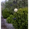 LED-Solar-Gartenstecker "Windy" in Schwarz - (H)81 cm