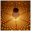 LED-Solarleuchte "Doty" in Braun - (H)17 x Ø 13 cm