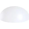 LED-Solarleuchte in Weiß - (H)10 cm - Ø 30 cm