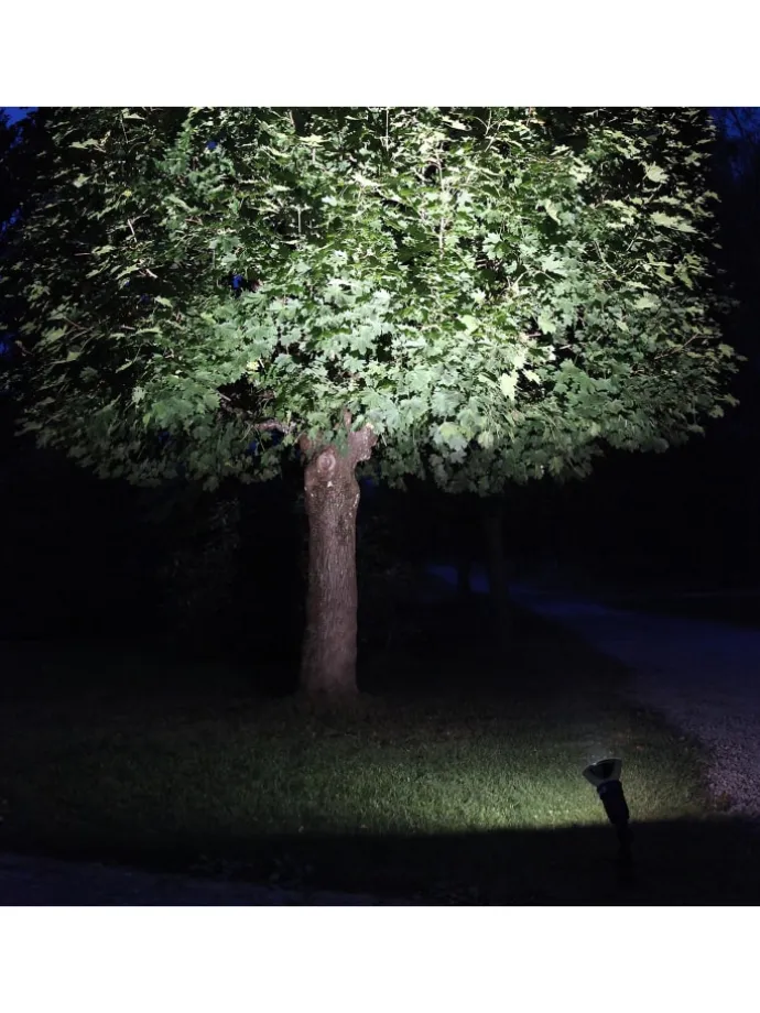 LED-Spot ,Spotlight Outdoor', E27, 15W, 1300lm, schwarz, Tageslicht