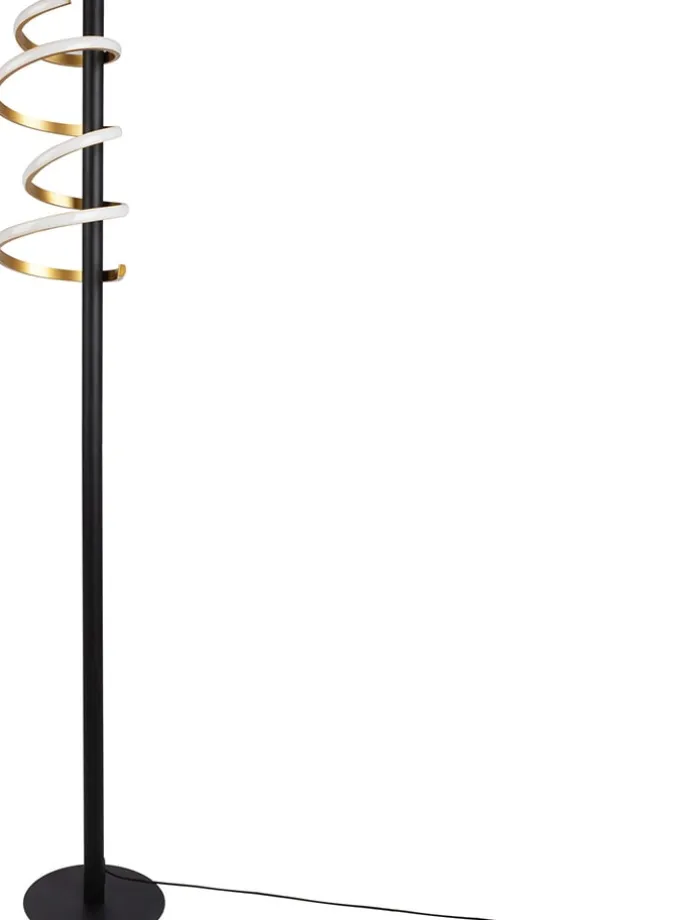 LED-Standleuchte "Bellezza" in Schwarz/ Gold - EEK D (A bis G)