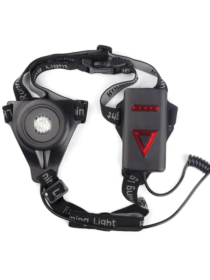 LED-Strinlampe in Schwarz/ Grau
