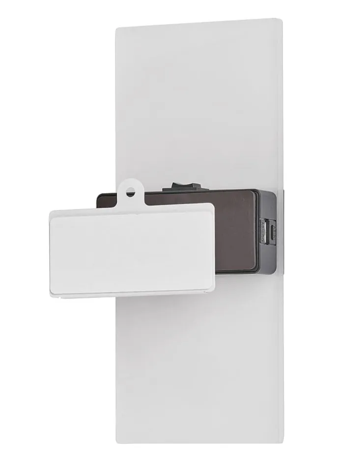 LED-Wandleuchte in Weiß - (B)22,5 x (H)9,6 cm
