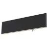 LED-Wandleuchte "Siegfried" in Schwarz - (B)29,5 x (H)8 cm