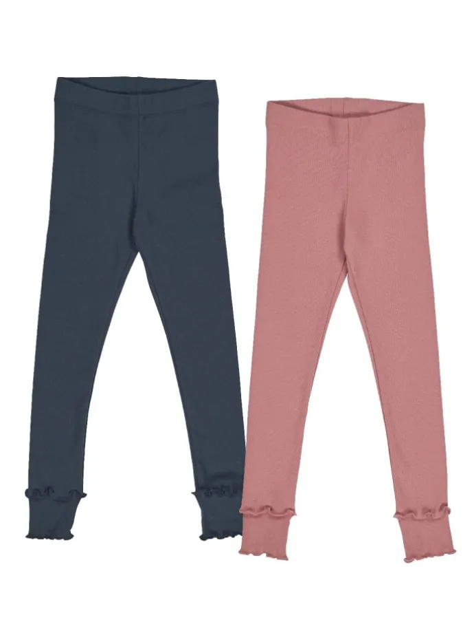 Leggings 2er-Pack in Nostalgia Rose/ Night Blue