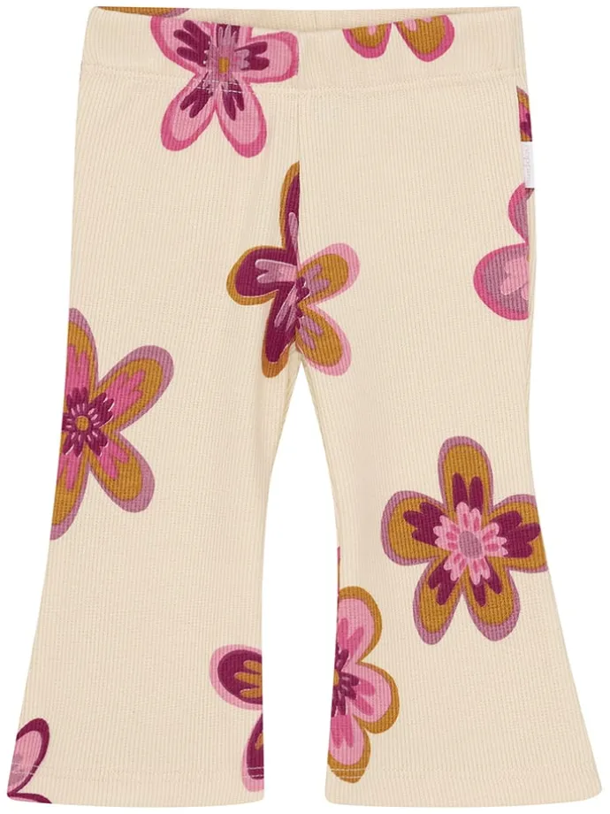 Leggings in Creme/ Pink