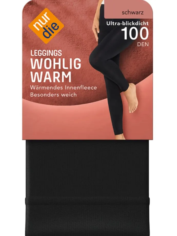 Leggings in Schwarz