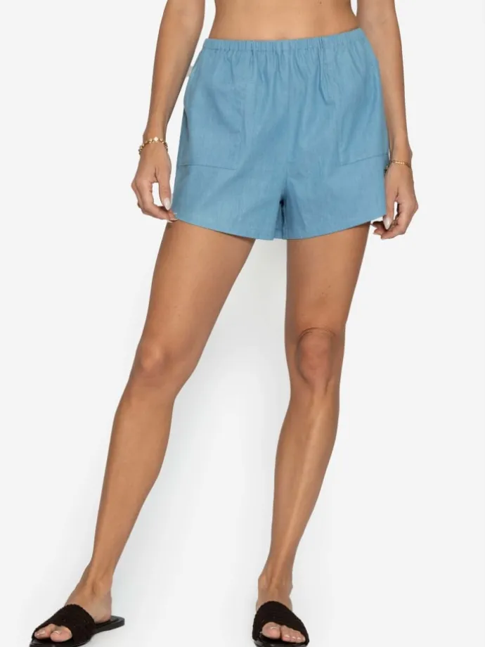 Leichte Shorts in Blau