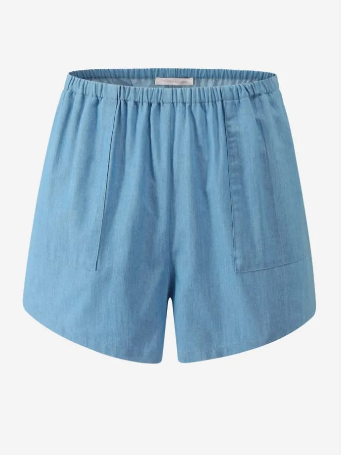 Leichte Shorts in Blau