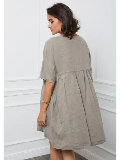 Leinen-Kleid