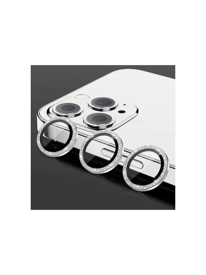 Lens Shield Glas Kameraglas für iPhone 16 Pro Max Schwarz Diamond in Schwarz
