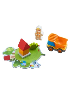 Lernspielzeug verschiedene pädagogische Spiele in Baustelle