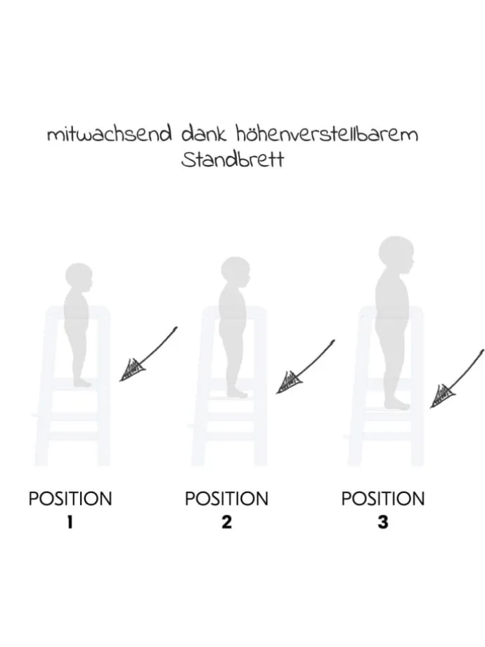 Lernturm / Kinderstuhl für Küche - Learn in weiss