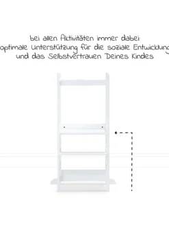 Lernturm / Kinderstuhl für Küche - Learn in weiss