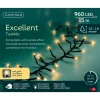 Lichterkette EXCELLENT TWINKLE 960 LED 15 m, schwarzes Kabel in Soft Gold