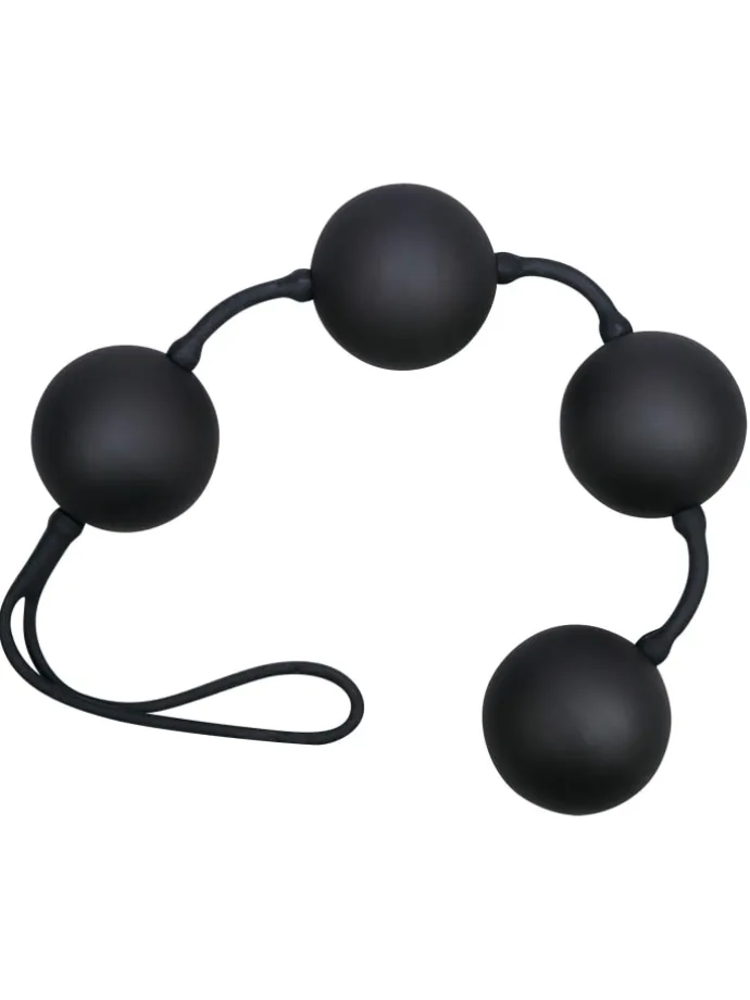 Liebeskugeln Velvet balls 4er in schwarz