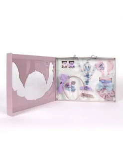 Lilo & Stitch Styling Set für Kinder – Kamm, Haargummi und mehr in Rosa