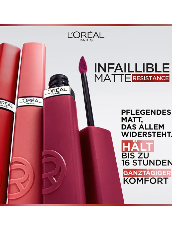 Lippenstift "Infaillible Matte Resistance 16H - 300 Sun Bathing", 4,3 ml