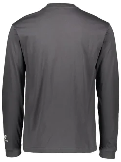 Longsleeve "Essentials Varsity" in Grau
