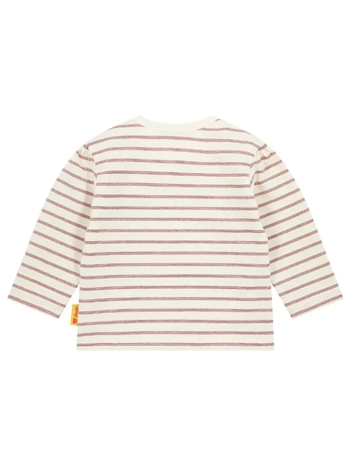 Longsleeve in Beige/ Hellbraun