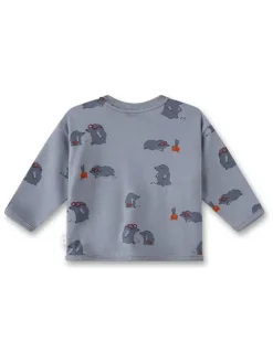 Longsleeve in Blau