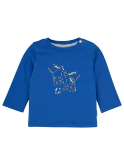 Longsleeve in Blau