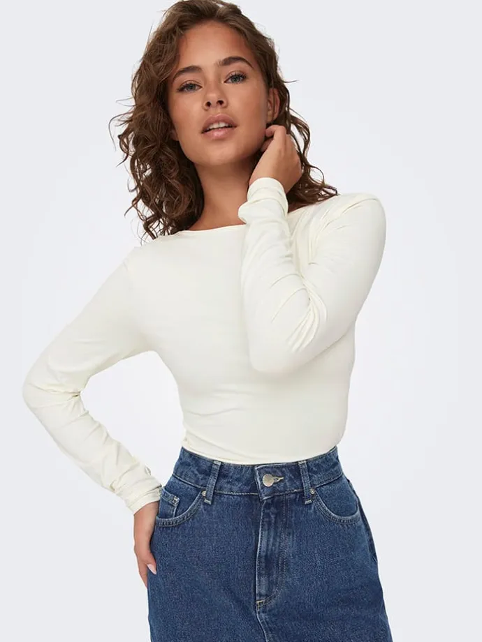 Longsleeve in Creme