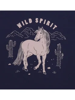 Longsleeve in Dunkelblau