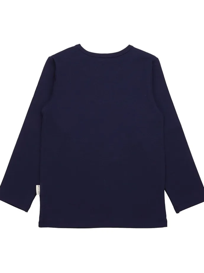 Longsleeve in Dunkelblau