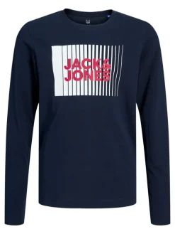 Longsleeve in Dunkelblau
