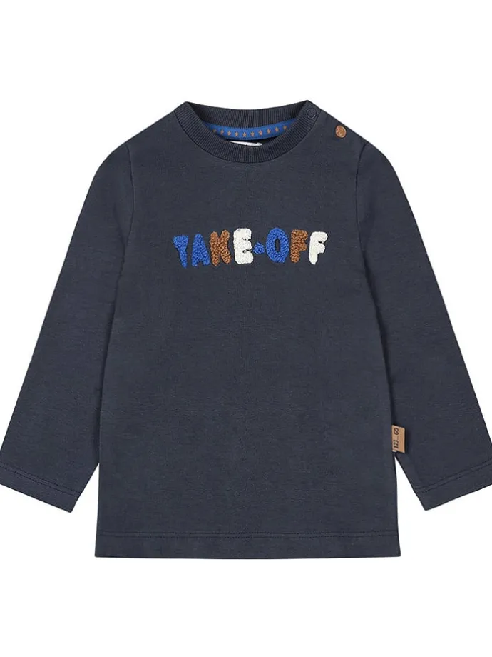 Longsleeve in Dunkelblau
