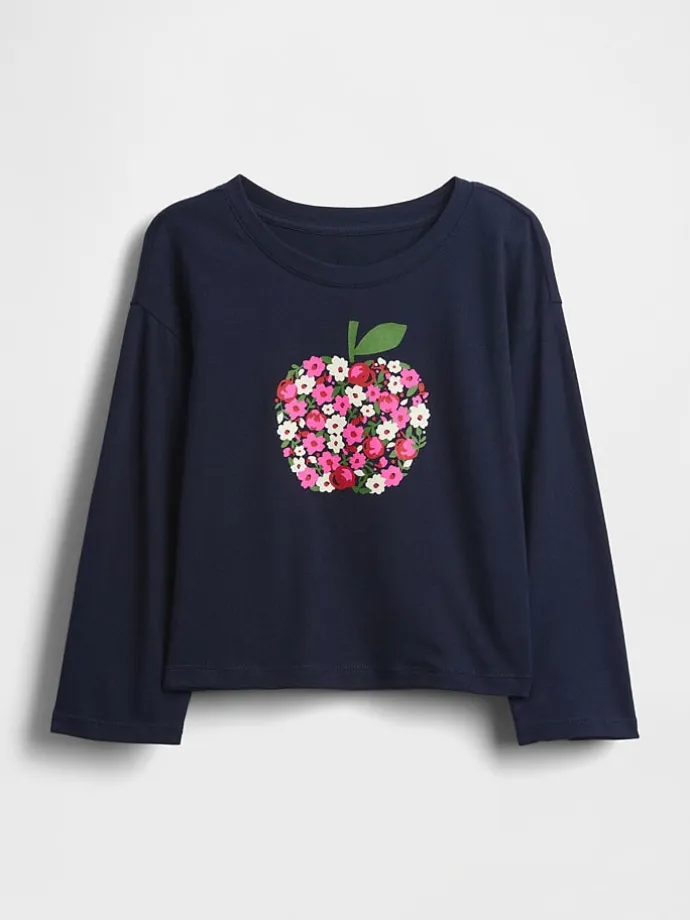 Longsleeve in Dunkelblau
