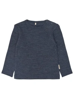 Longsleeve in Dunkelblau