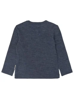 Longsleeve in Dunkelblau