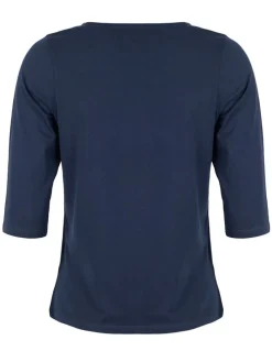Longsleeve in Dunkelblau