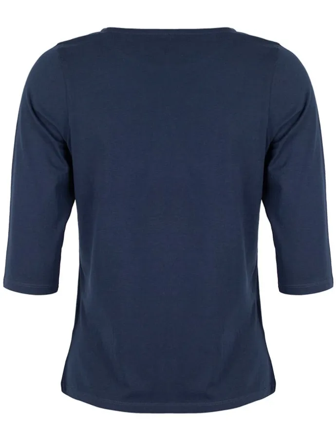 Longsleeve in Dunkelblau