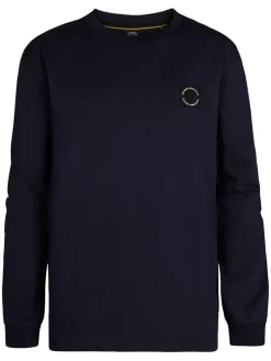 Longsleeve in Dunkelblau