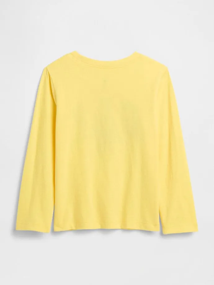 Longsleeve in Gelb