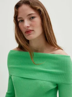 Longsleeve in Grün
