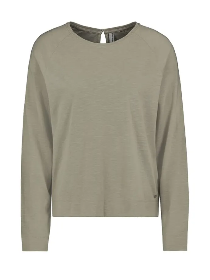 Longsleeve in Oliv
