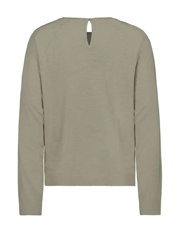Longsleeve in Oliv
